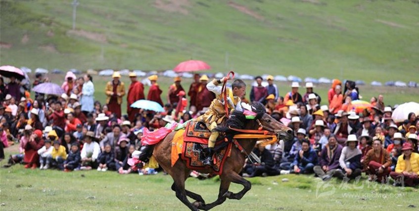 格?；ㄊ㈤_ 牧民馬背上一顯身手