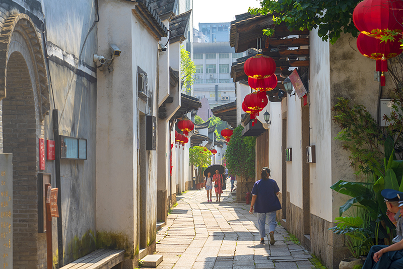 2019年6月28日，福州，三坊七巷風(fēng)光。
