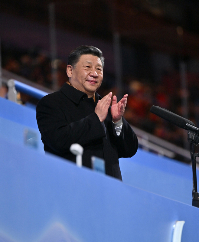 2022年3月4日晚，北京2022年冬殘奧會(huì )開(kāi)幕式在國家體育場(chǎng)隆重舉行。習近平主席出席開(kāi)幕式并宣布北京2022年冬殘奧會(huì )開(kāi)幕。
